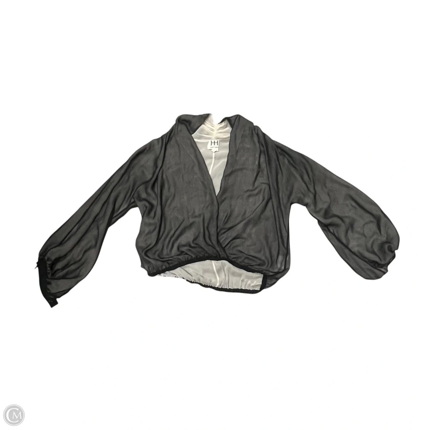 Top Long Sleeve By Haute Hippie In Black, Size: S