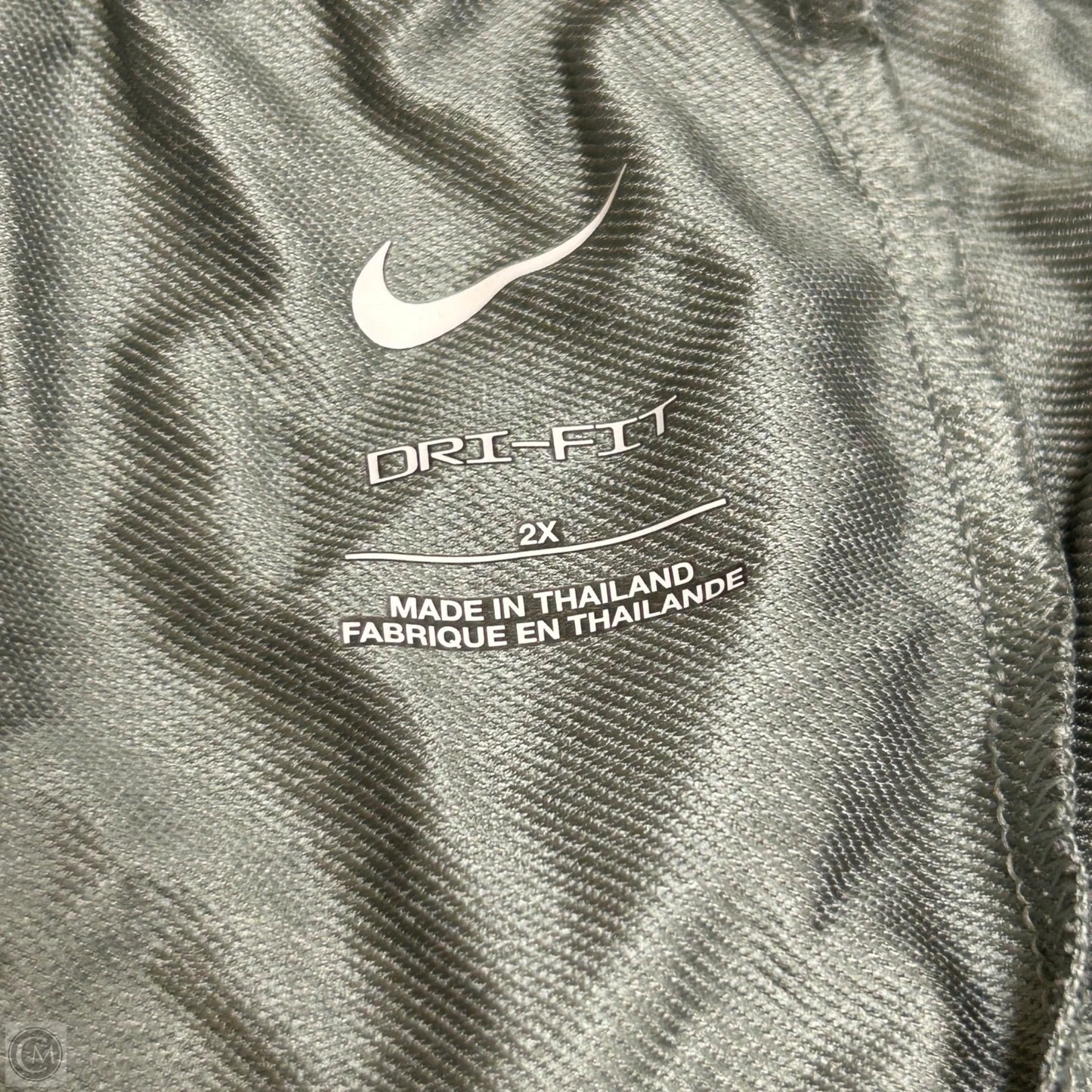 Athletic Shorts By Nike In Grey, Size: 20