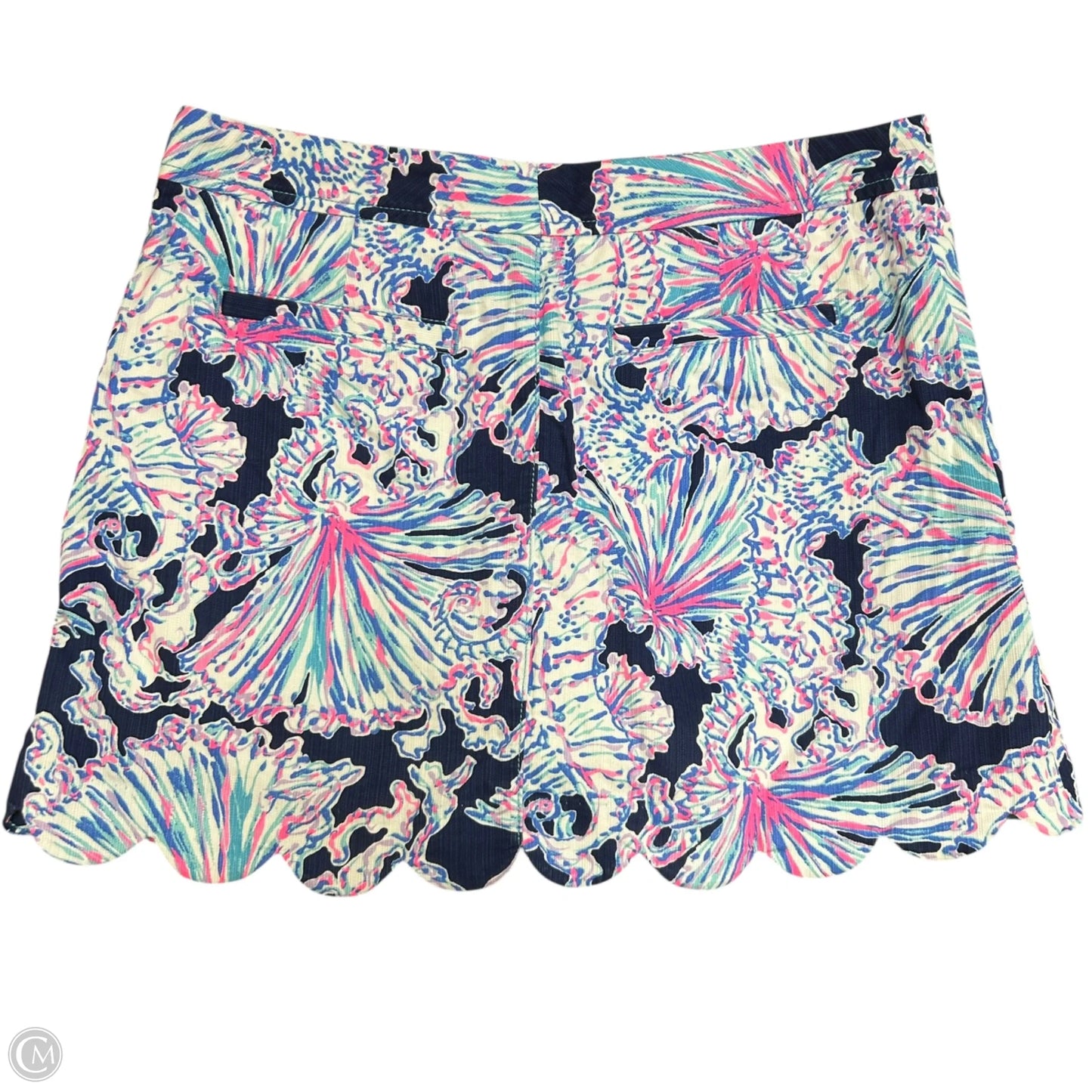 Skort Designer By Lilly Pulitzer In Blue & Pink, Size: 6
