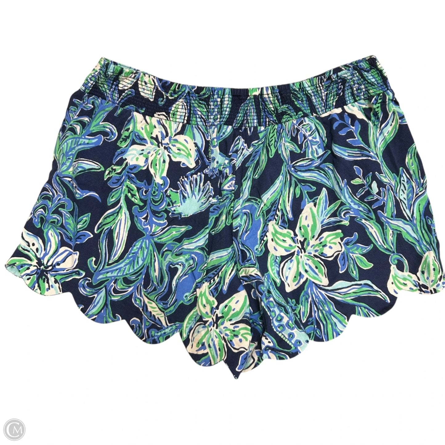 Shorts Designer By Lilly Pulitzer In Blue & Green, Size: 8