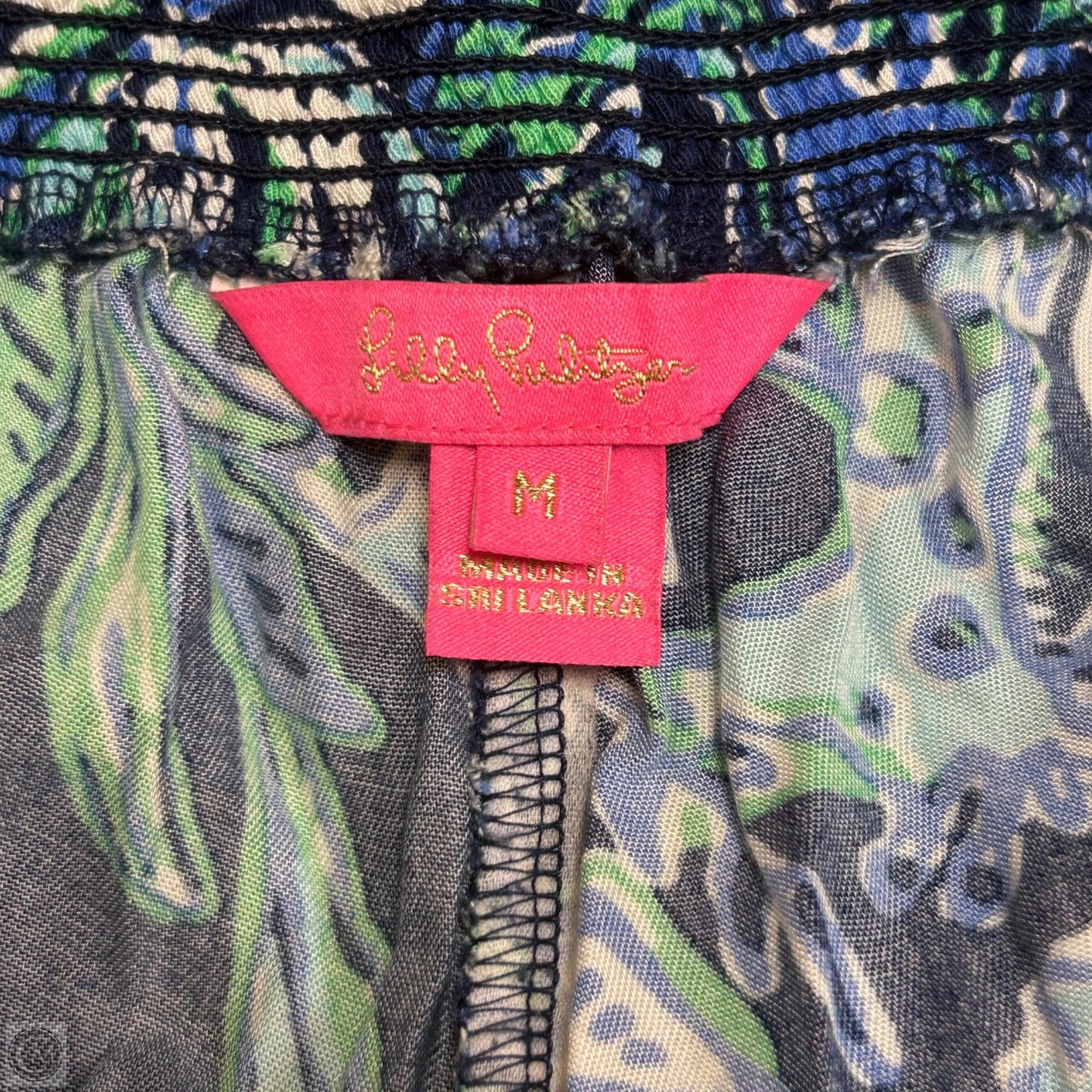 Shorts Designer By Lilly Pulitzer In Blue & Green, Size: 8