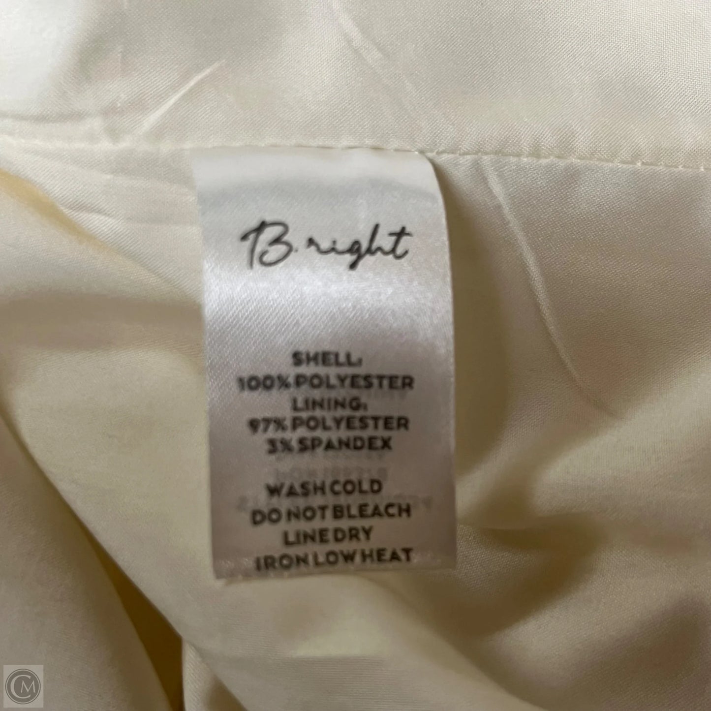 Dress Casual Short By Bright In Cream, Size: S