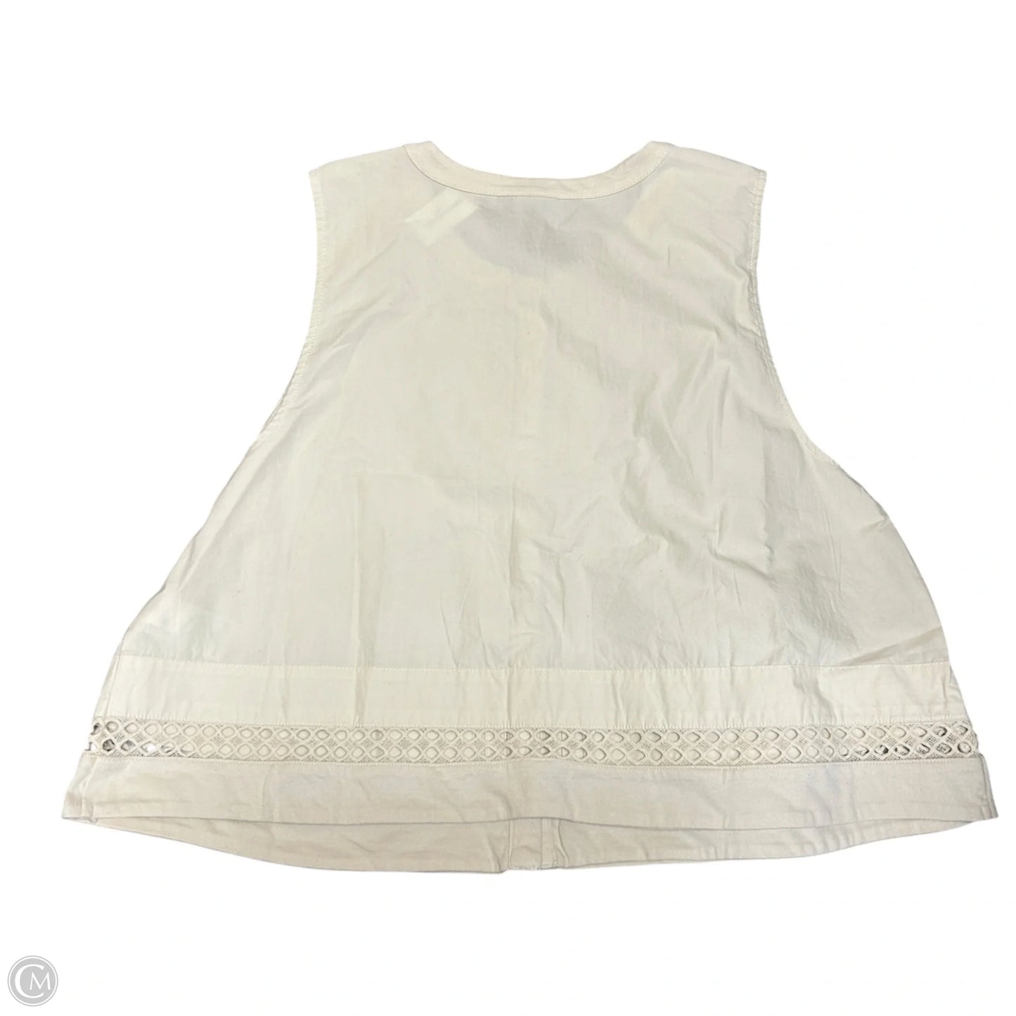 Top Sleeveless By Banana Republic In Tan, Size: L