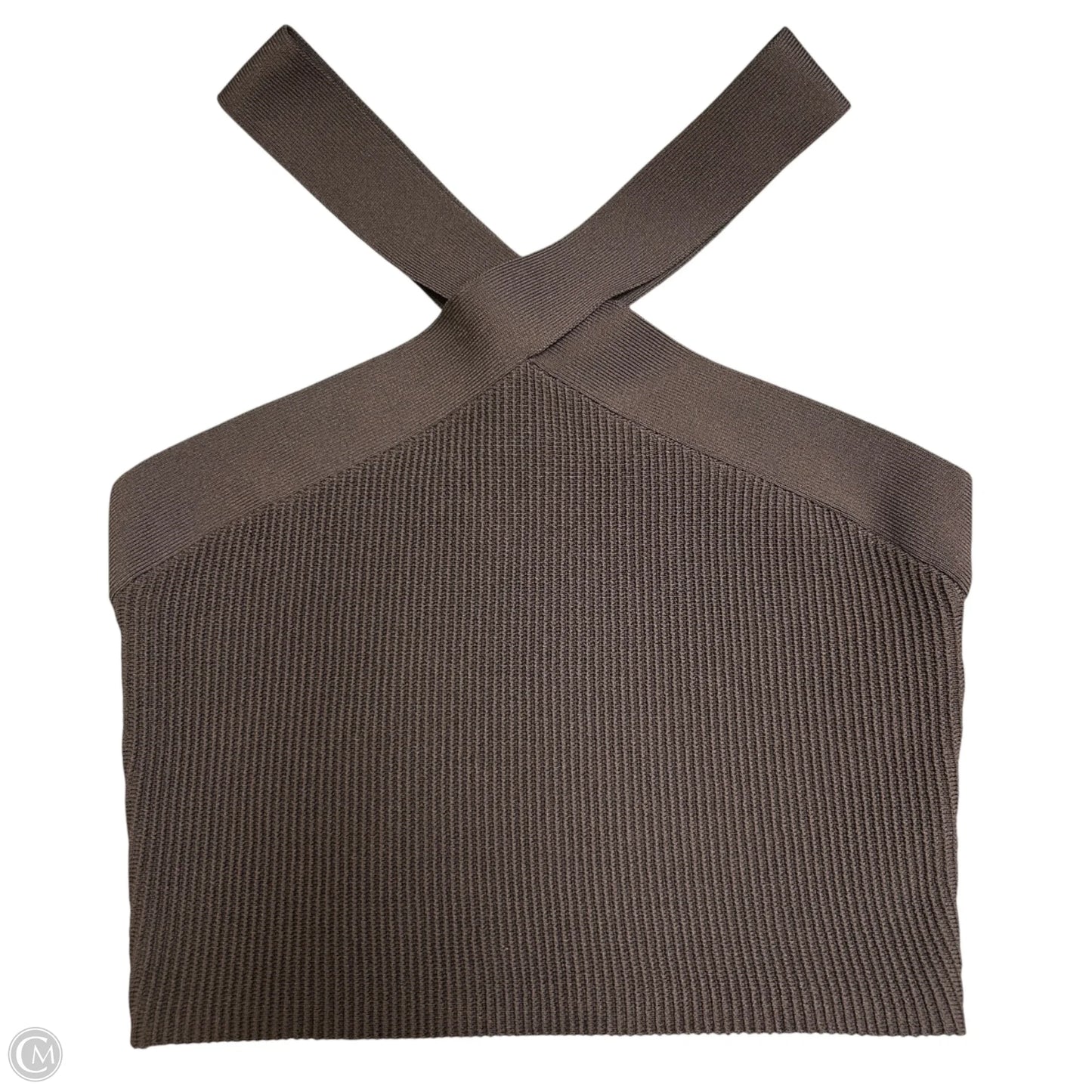 Top Sleeveless By Quince In Brown, Size: M