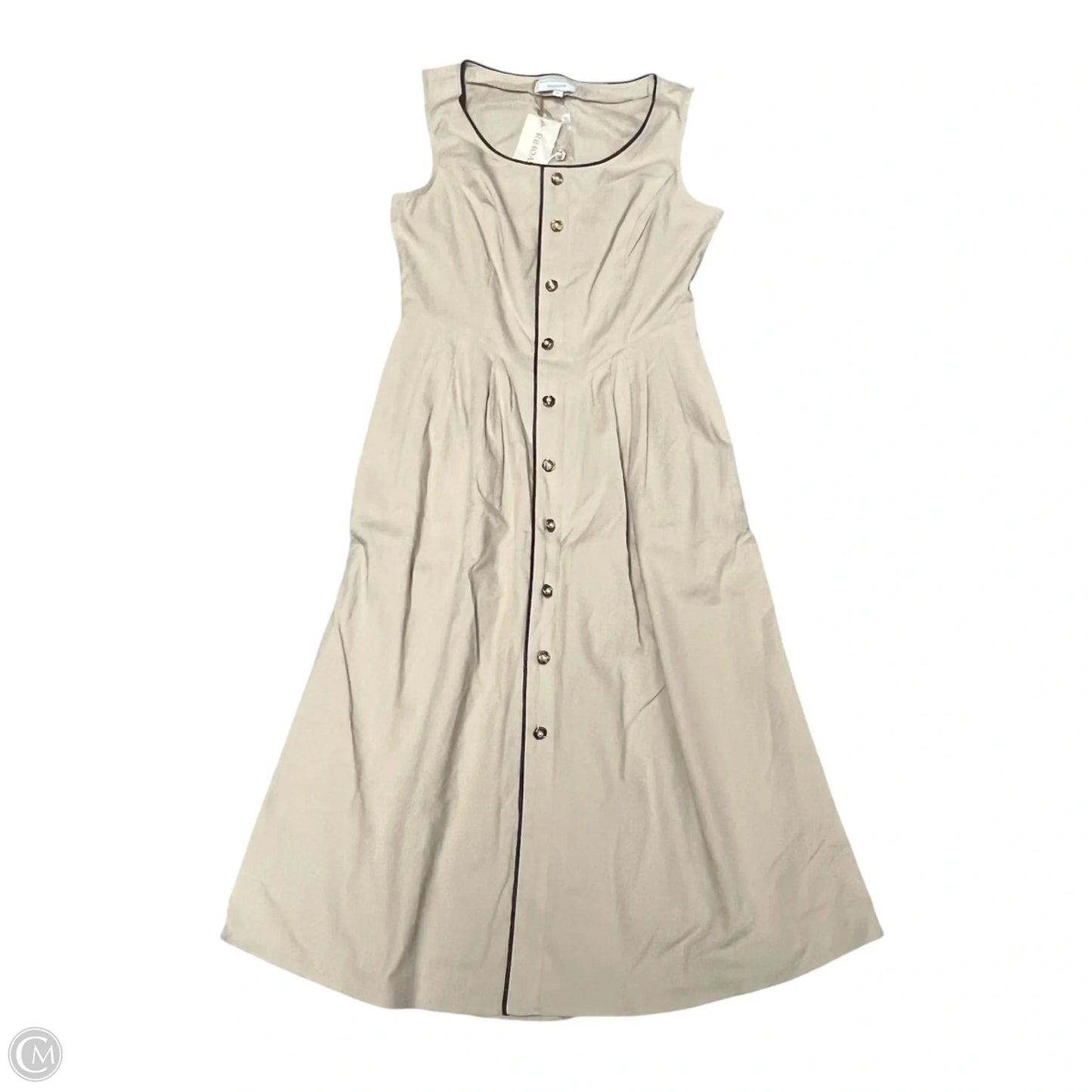 Dress Casual Maxi By Rihoas In Tan, Size: M