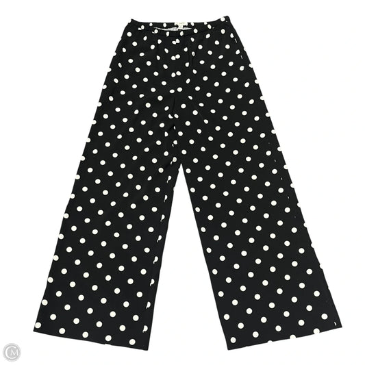 Pants Wide Leg By M&S In Polkadot Pattern, Size: 10