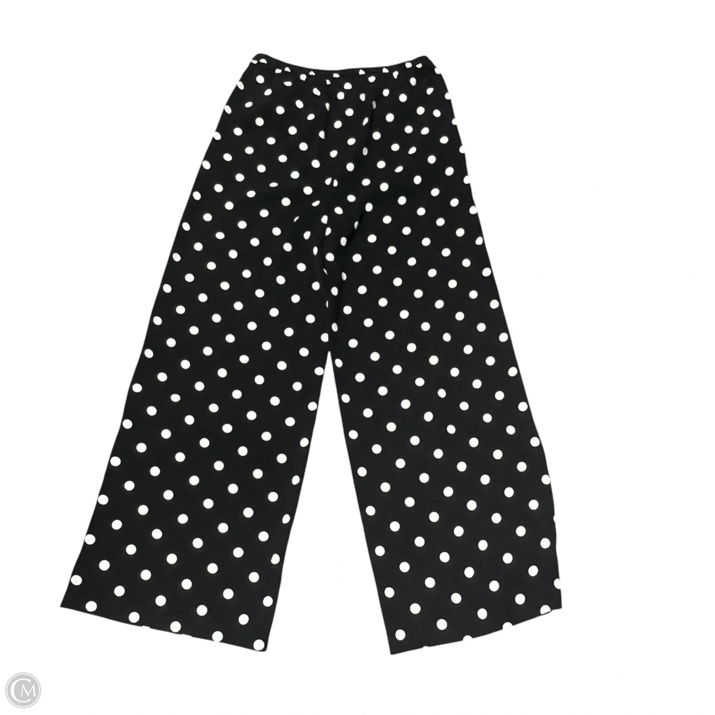 Pants Wide Leg By M&S In Polkadot Pattern, Size: 10
