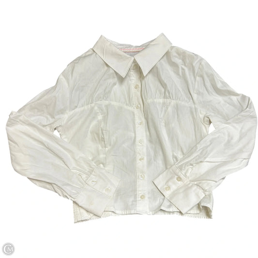 Top Long Sleeve By Maeve In Cream, Size: L