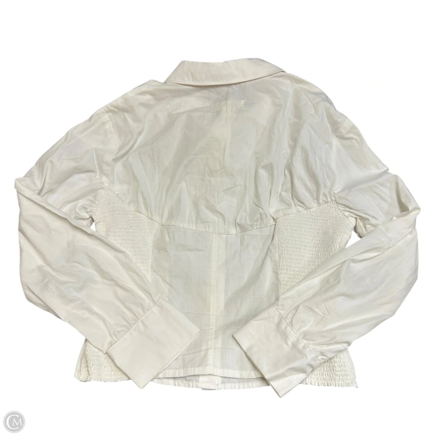 Top Long Sleeve By Maeve In Cream, Size: L