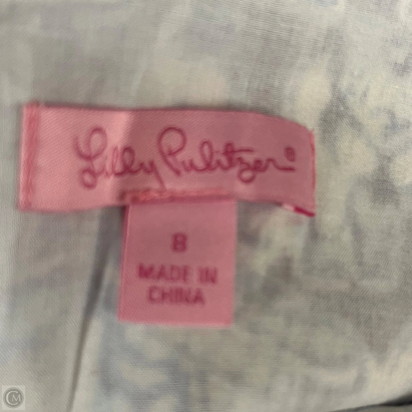 Dress Designer By Lilly Pulitzer In Blue & White, Size: M
