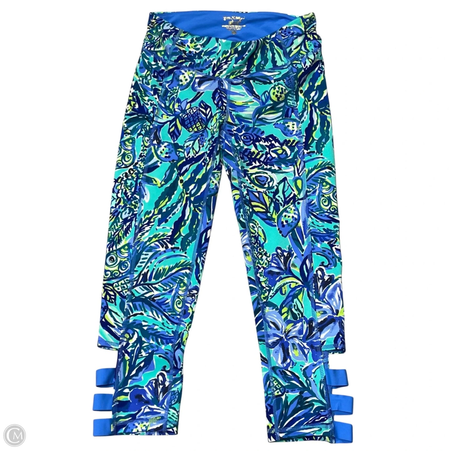 Pants Designer By Lilly Pulitzer In Blue & Green, Size: 4