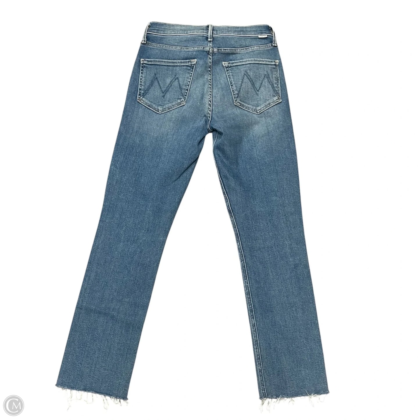 Jeans Straight By Mother In Blue Denim, Size: 2