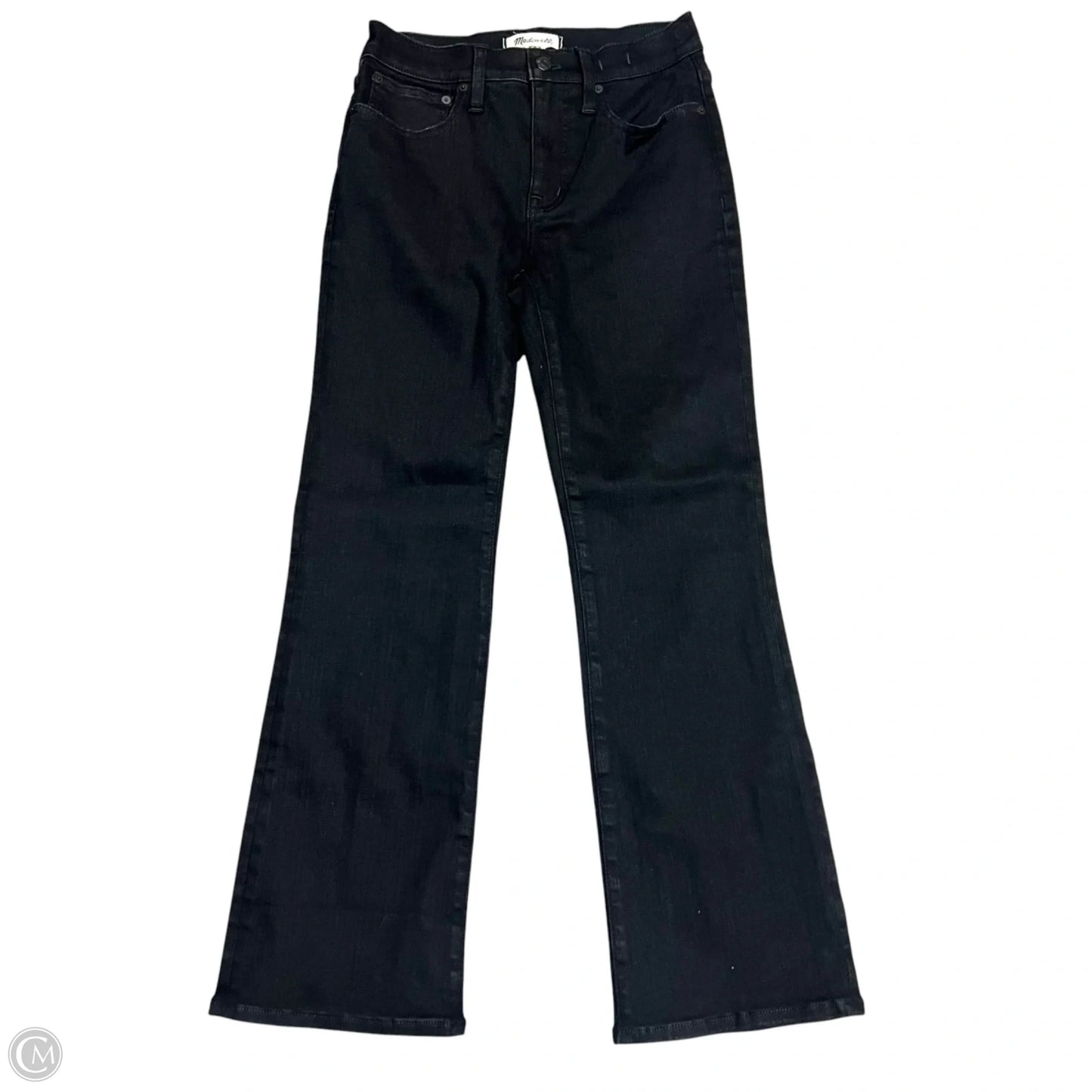 Jeans Flared By Madewell In Black Denim, Size: 2