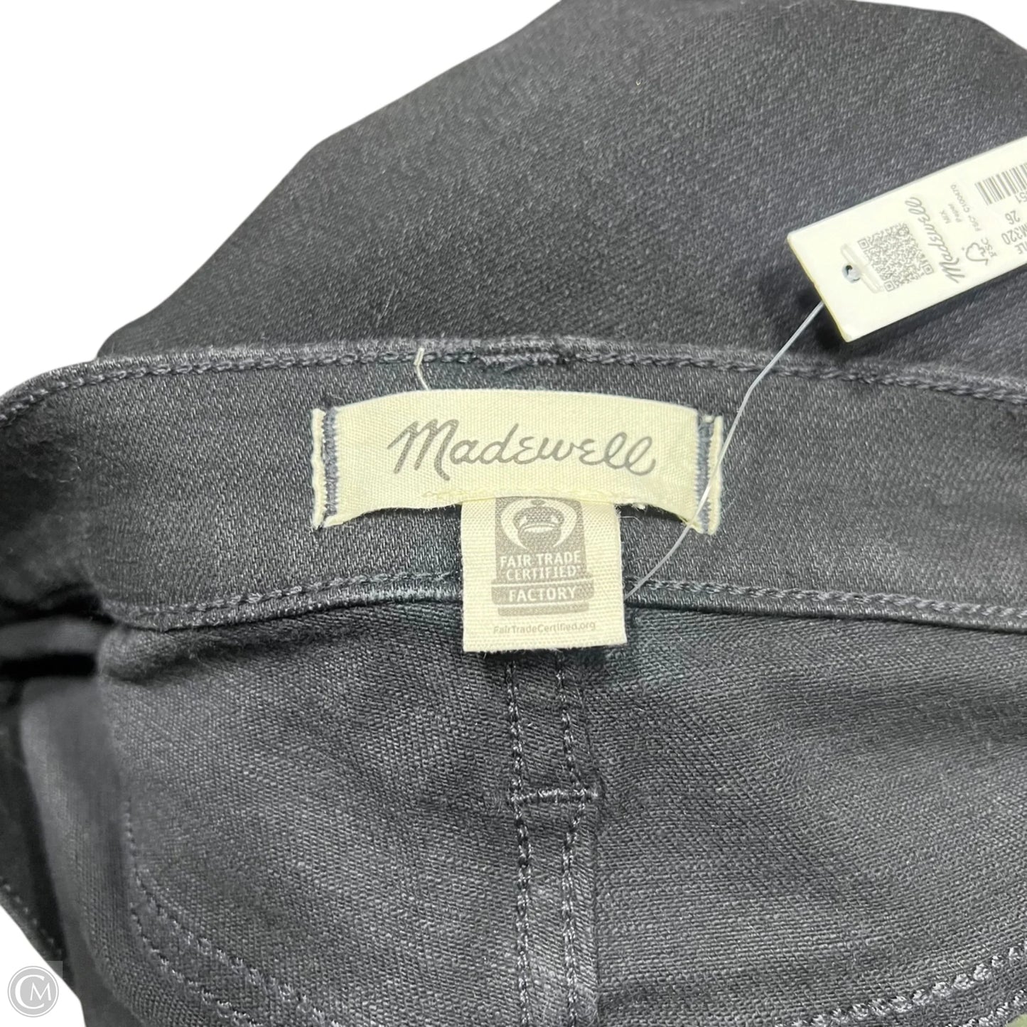 Jeans Flared By Madewell In Black Denim, Size: 2