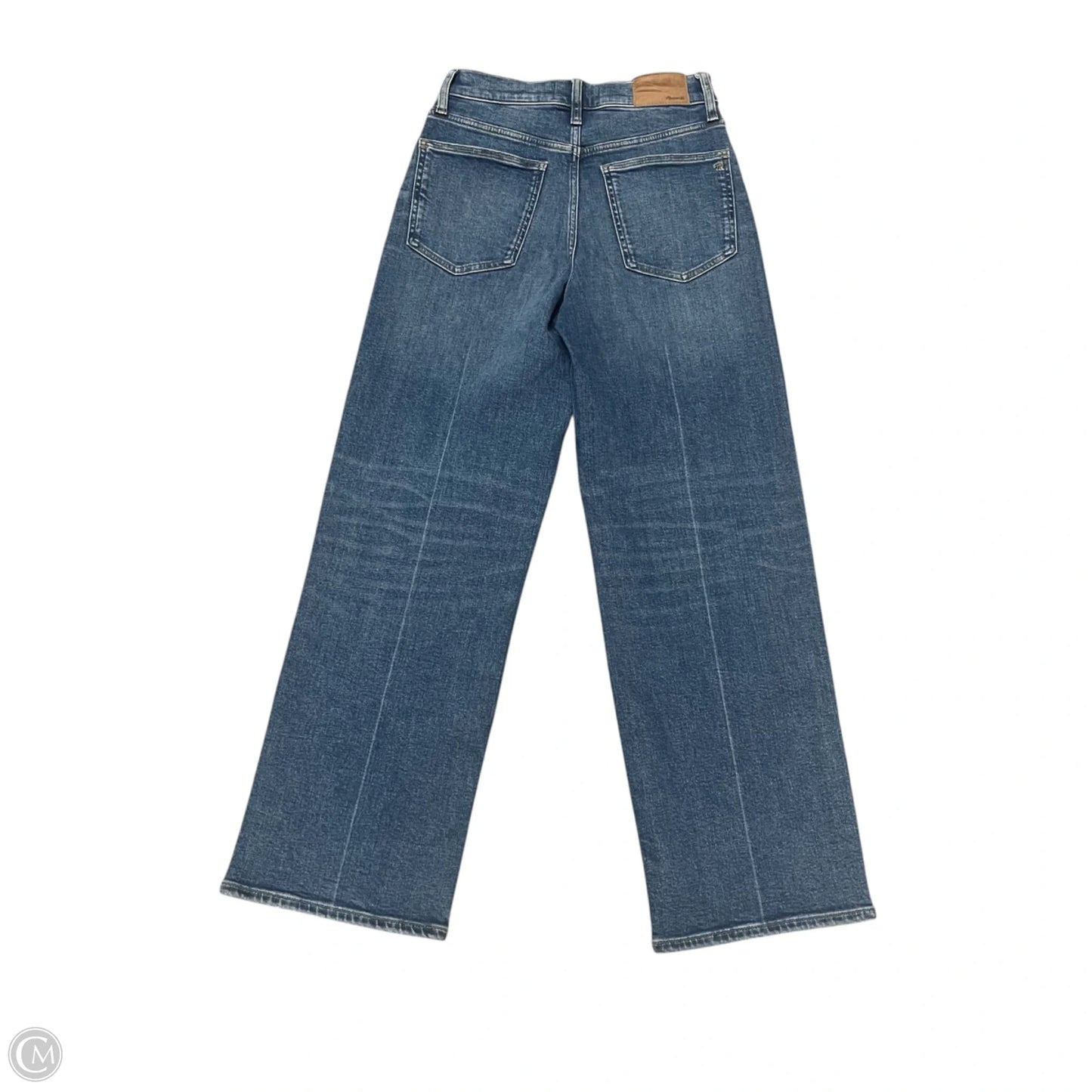 Jeans Wide Leg By Madewell In Blue Denim, Size: 2