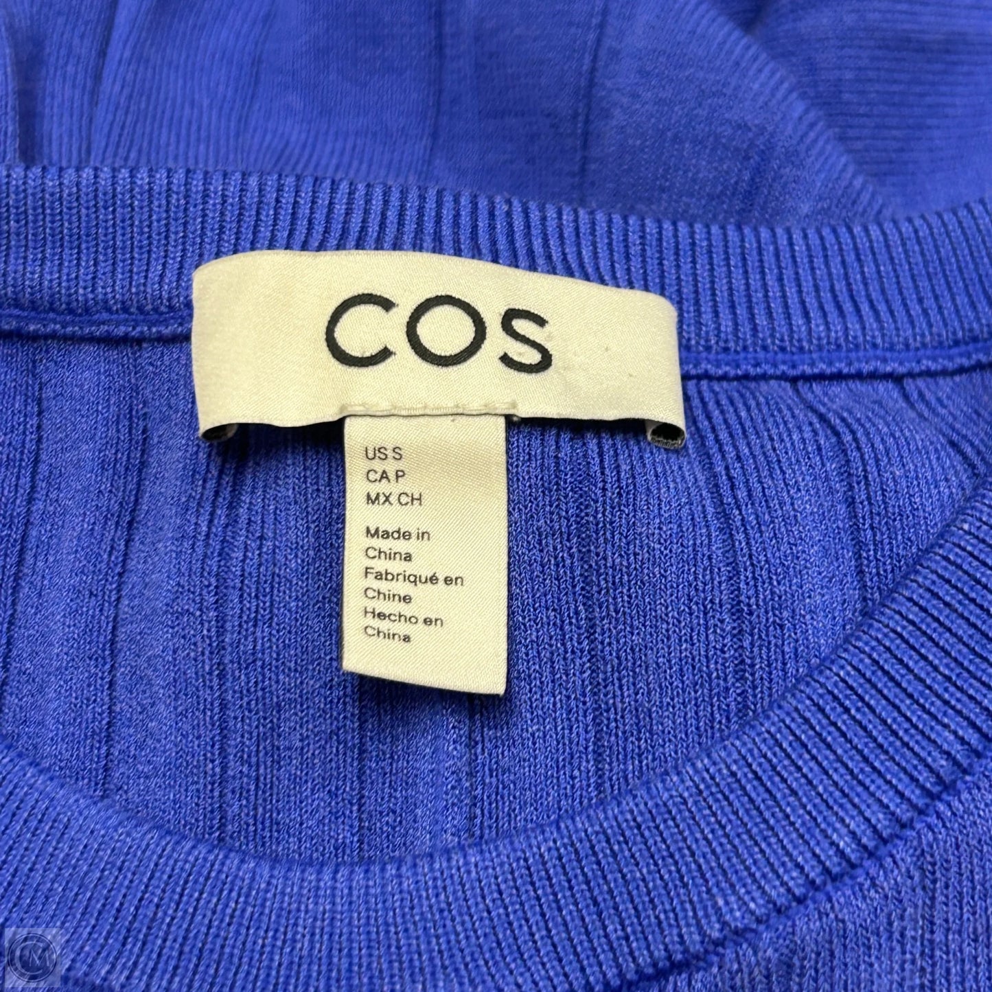 Dress Casual Midi By Cos In Blue, Size: S