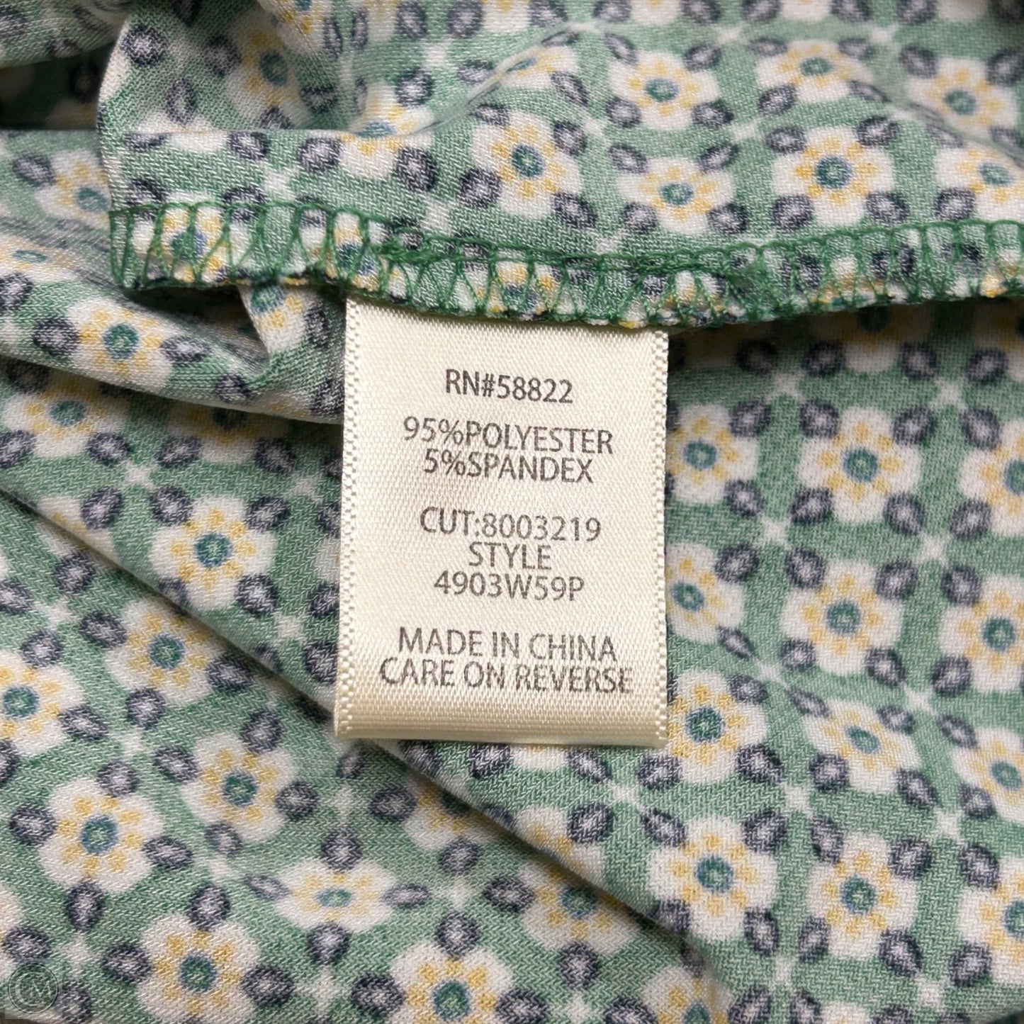 Dress Casual Midi By Max Studio In Green & Yellow, Size: L