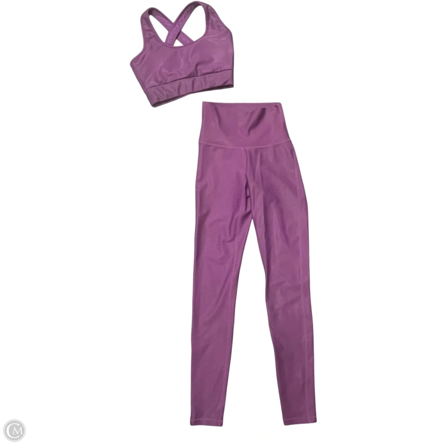 Athletic Pants 2pc By Electric Yoga In Purple, Size: Xs