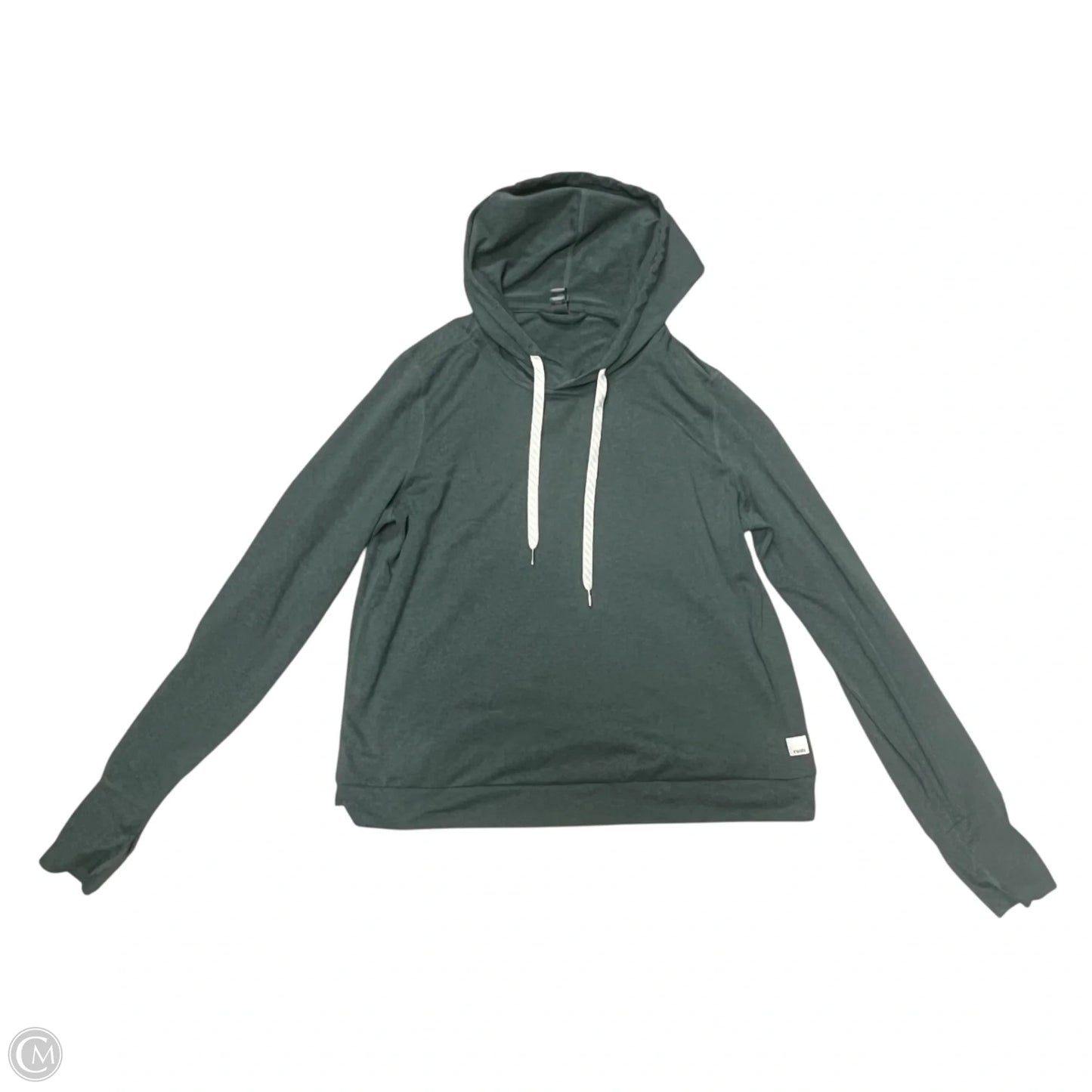 Athletic Sweatshirt Hoodie By Vuori In Green, Size: S