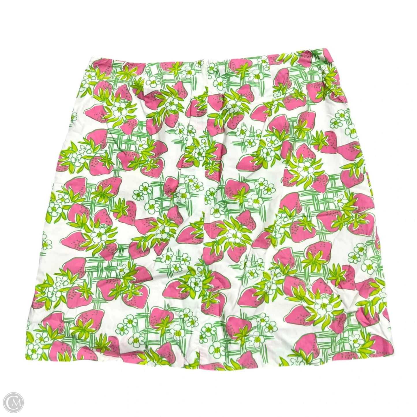 Skirt Designer By Lilly Pulitzer In Green & Pink, Size: 2