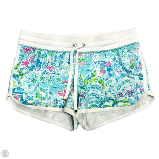 Shorts Designer By Lilly Pulitzer In Blue & White, Size: S