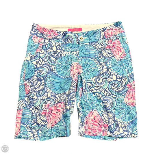 Shorts Designer By Lilly Pulitzer In Blue & Pink, Size: 2
