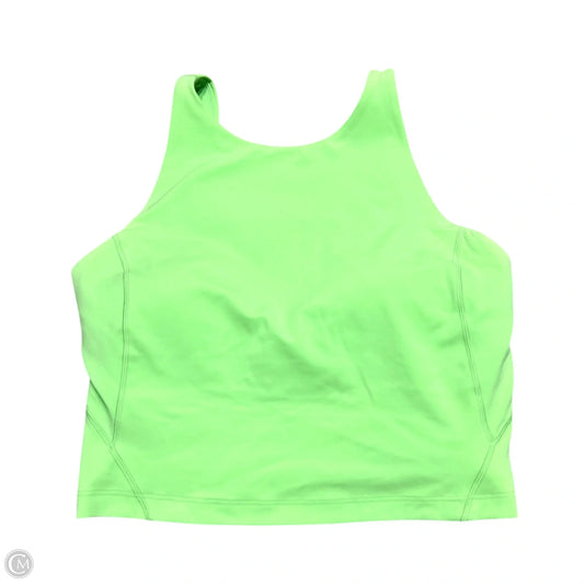 Athletic Bra By Lululemon In Green, Size: S