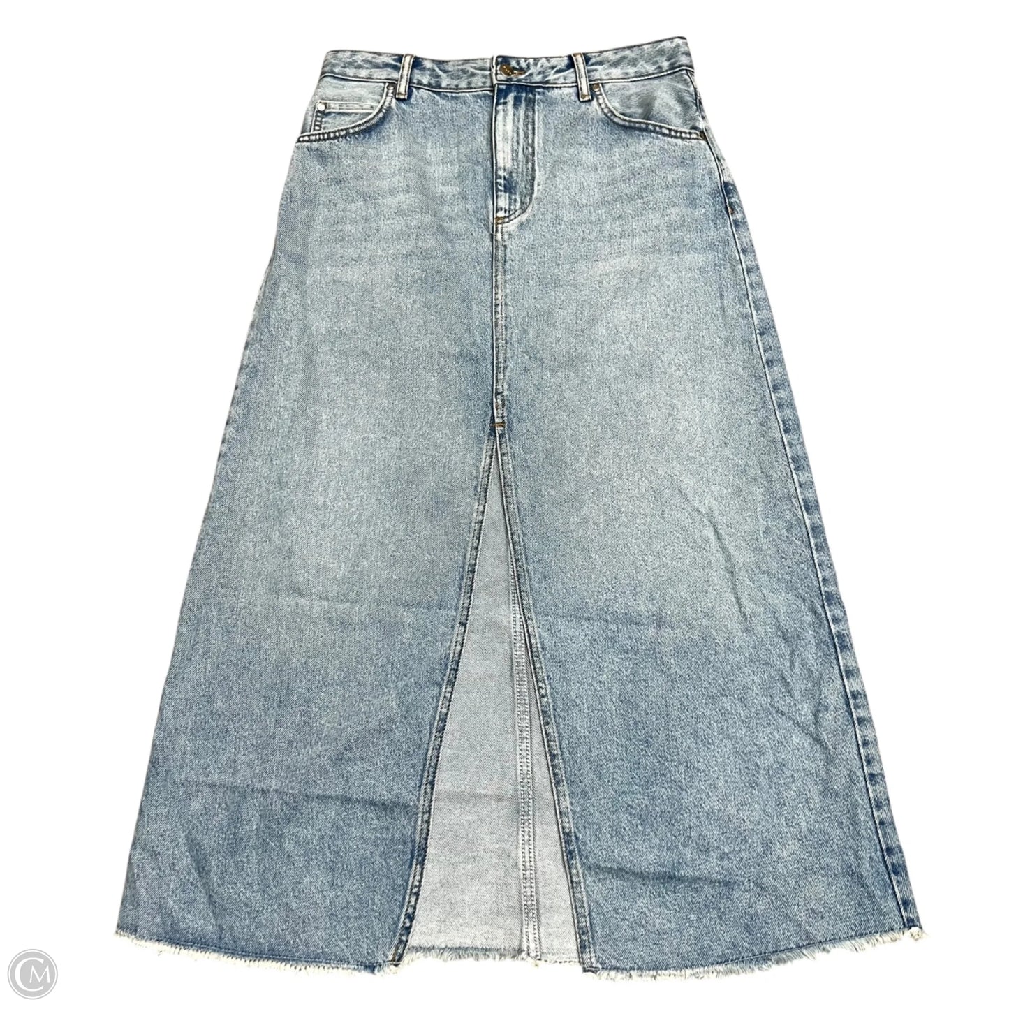 Skirt Maxi By Pilcro In Blue Denim, Size: 4