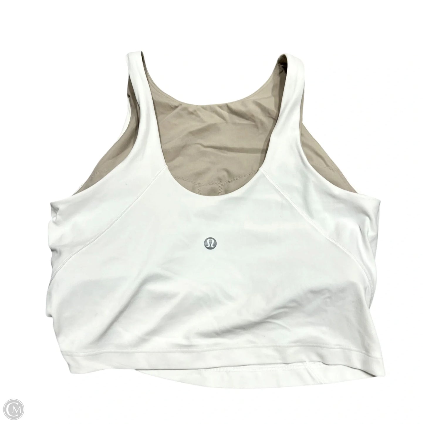 Athletic Bra By Lululemon In White, Size: S