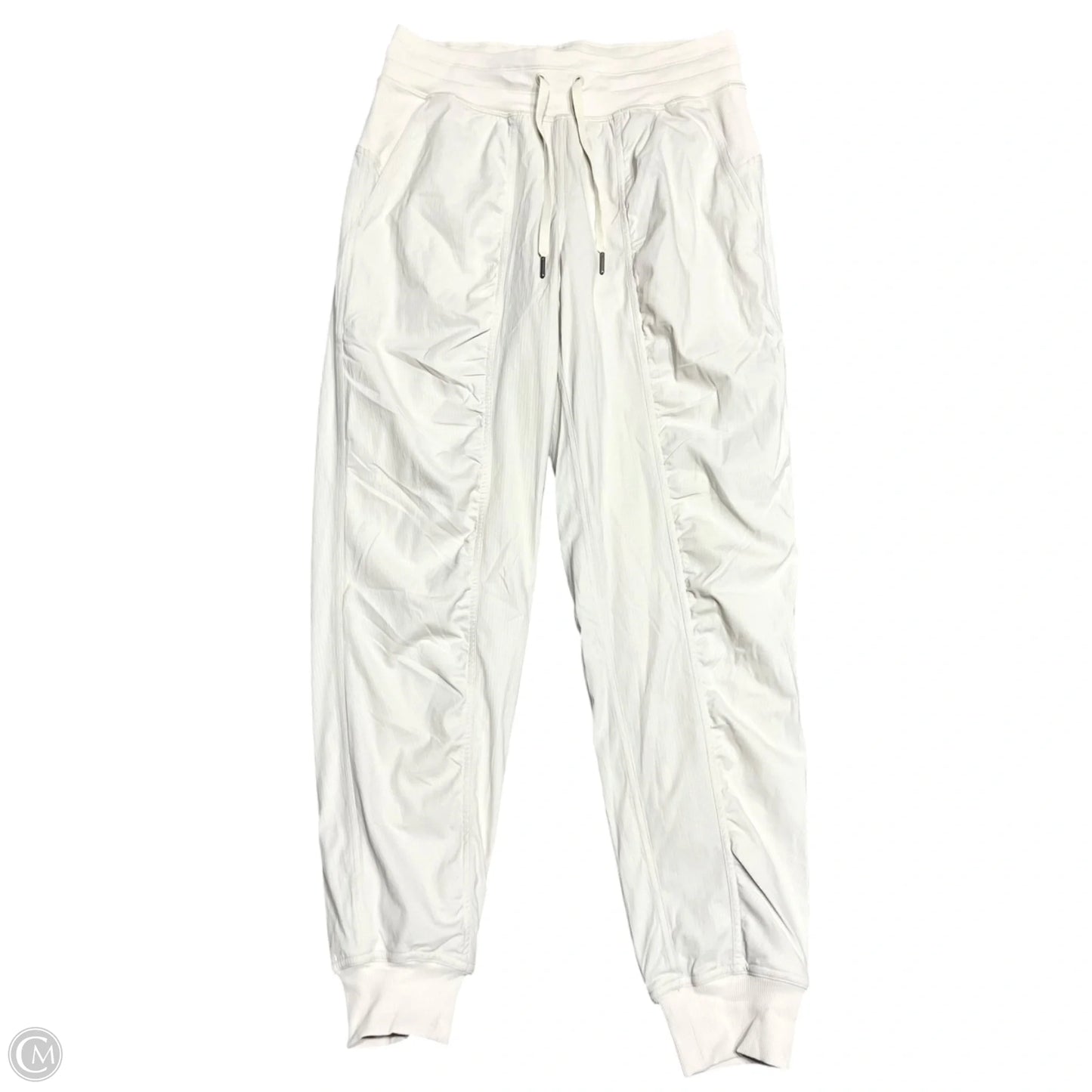 Athletic Pants By Lululemon In Cream, Size: 4