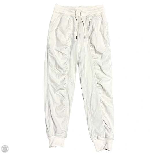 Athletic Pants By Lululemon In Cream, Size: 4