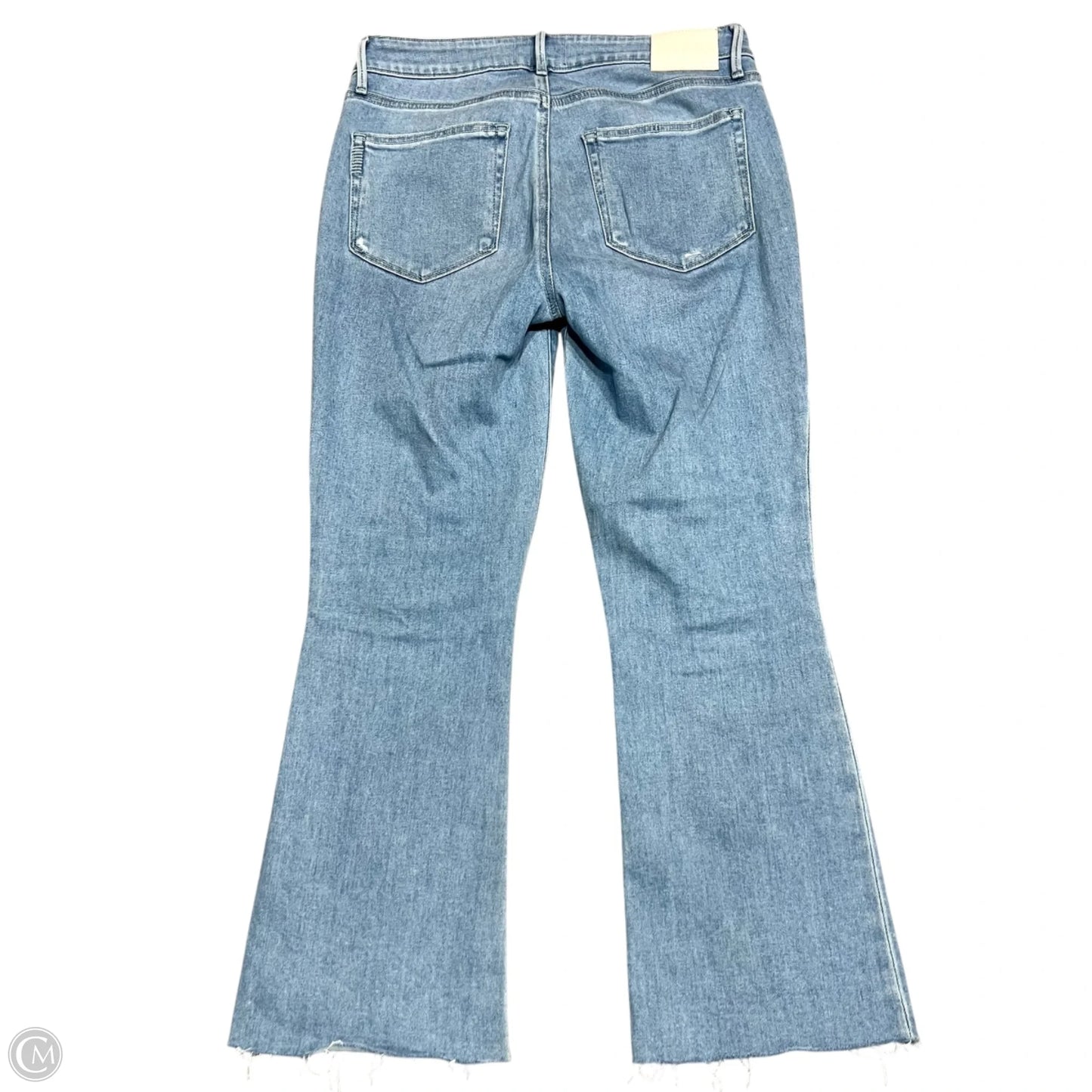 Jeans Flared By Paige In Blue Denim, Size: 8