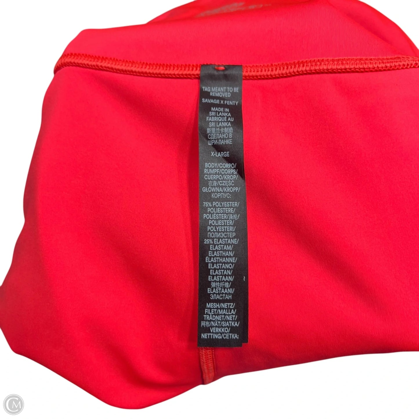 Athletic Leggings By Savage X Fenty In Red, Size: Xl