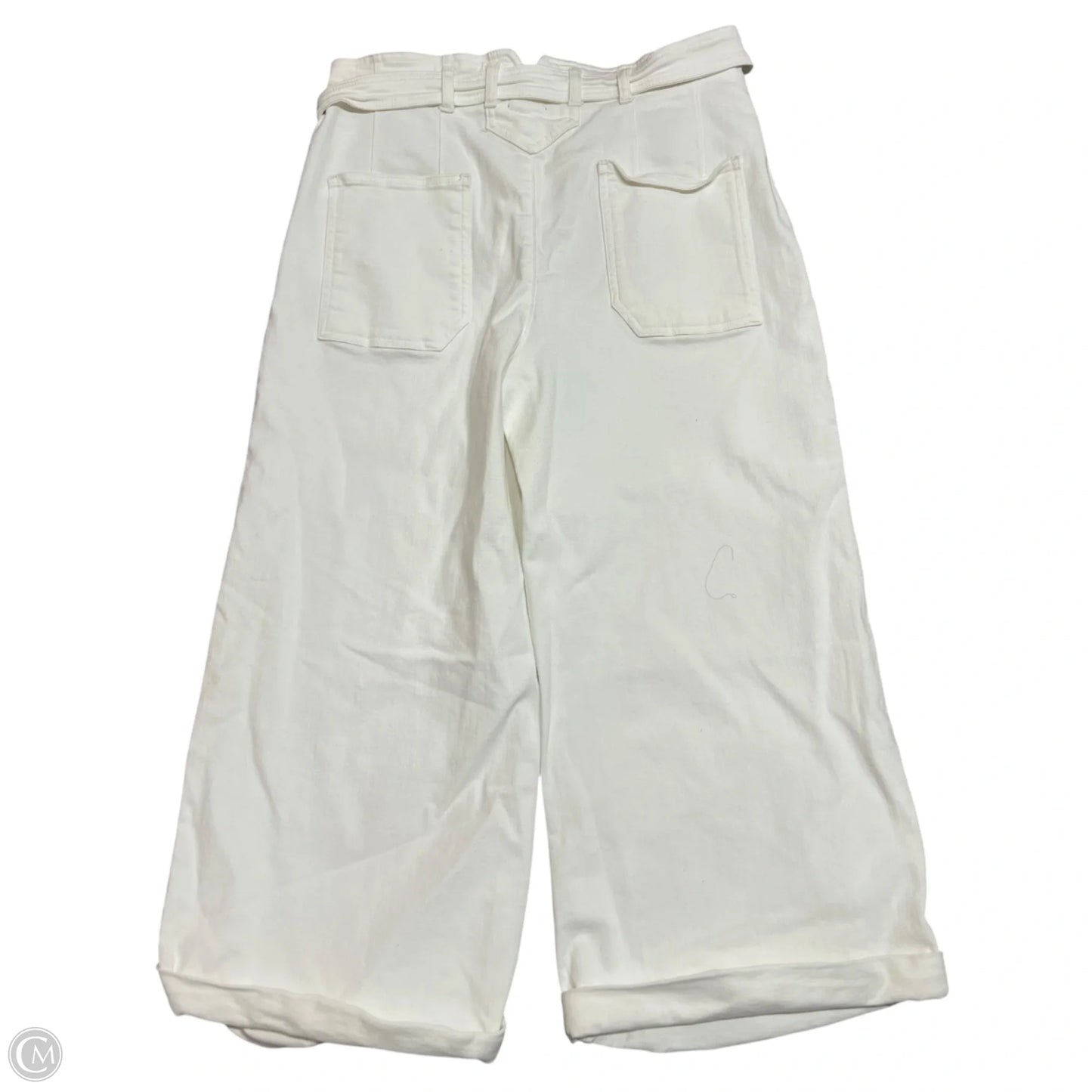 Jeans Wide Leg By Maeve In Cream Denim, Size: 14