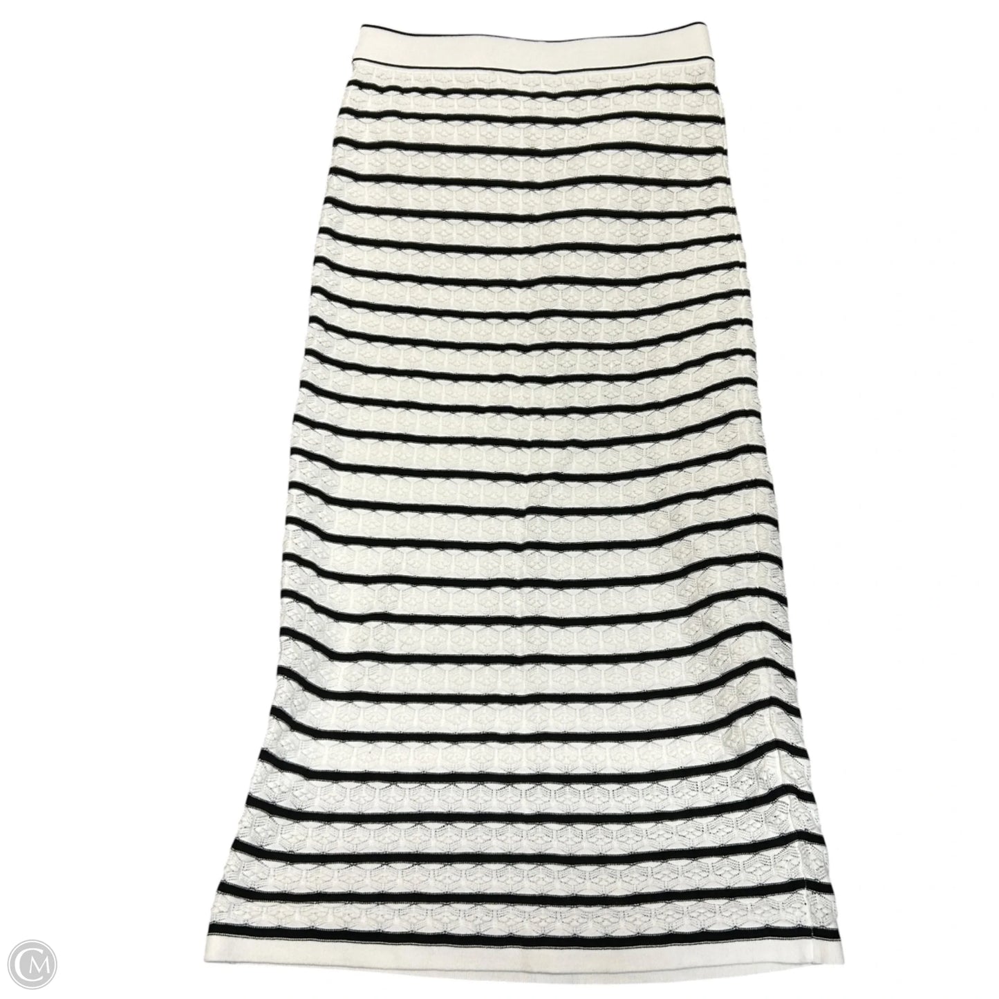Skirt Maxi By Elie Tahari In Black & White, Size: 4