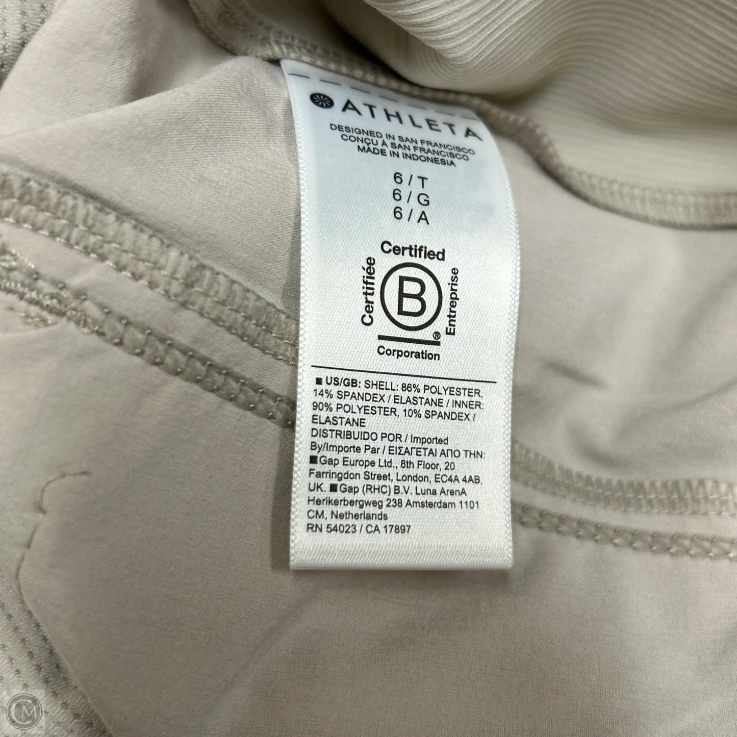 Athletic Skort By Athleta In Tan, Size: 6