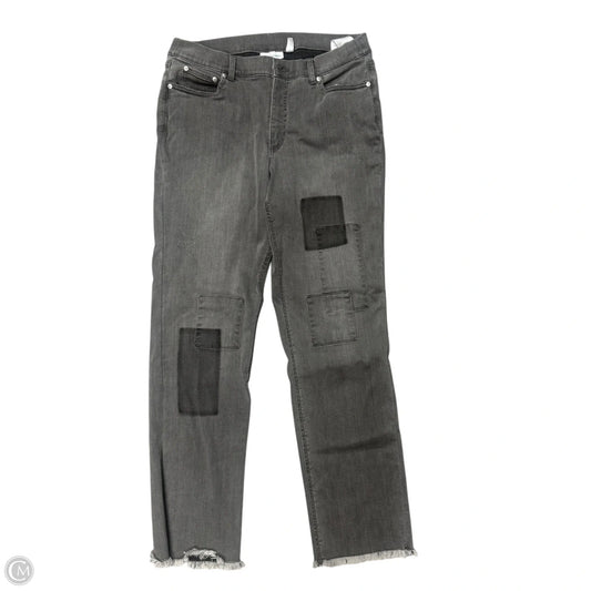 Jeans Jeggings In Grey Denim, Size: 12