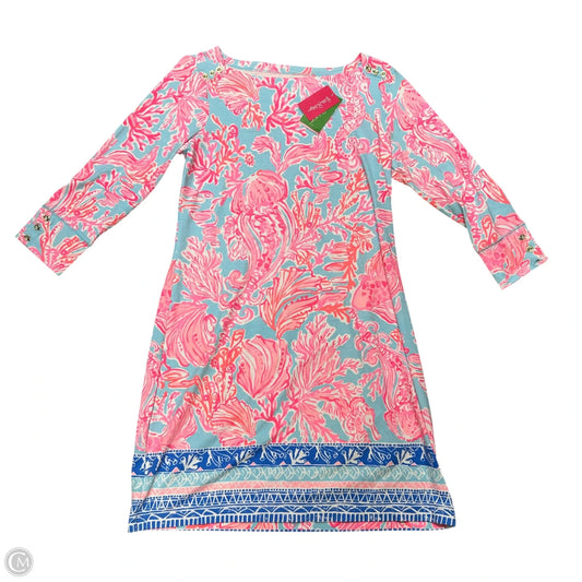 Dress Designer By Lilly Pulitzer In Blue & Pink, Size: L
