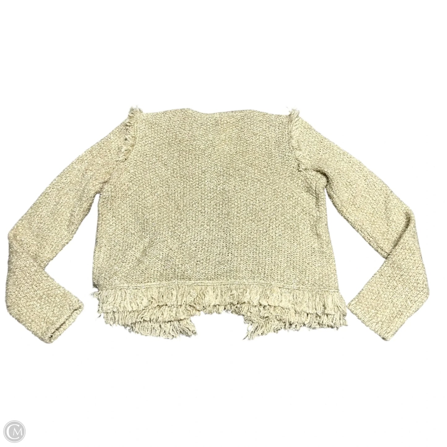 Sweater Cardigan Designer By Lilly Pulitzer In Gold, Size: S
