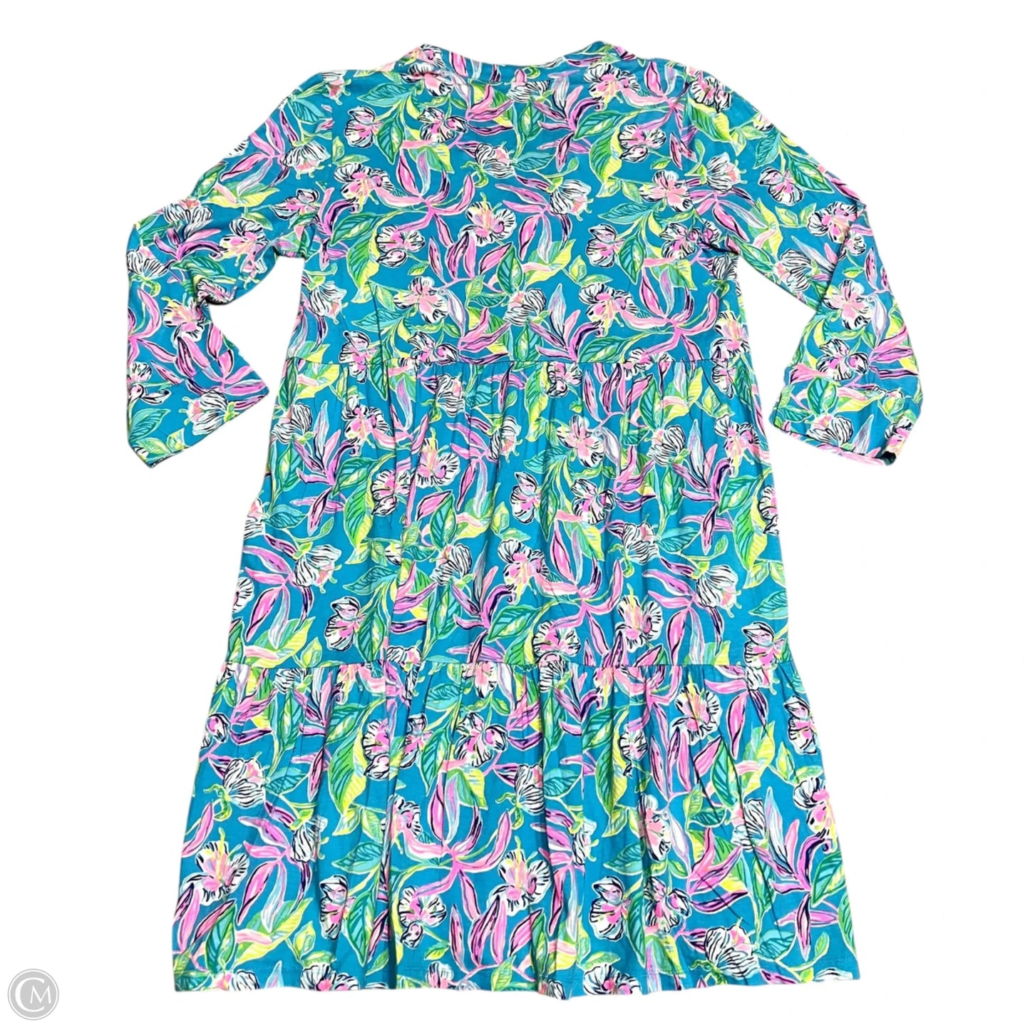 Dress Designer By Lilly Pulitzer In Blue & Pink, Size: L