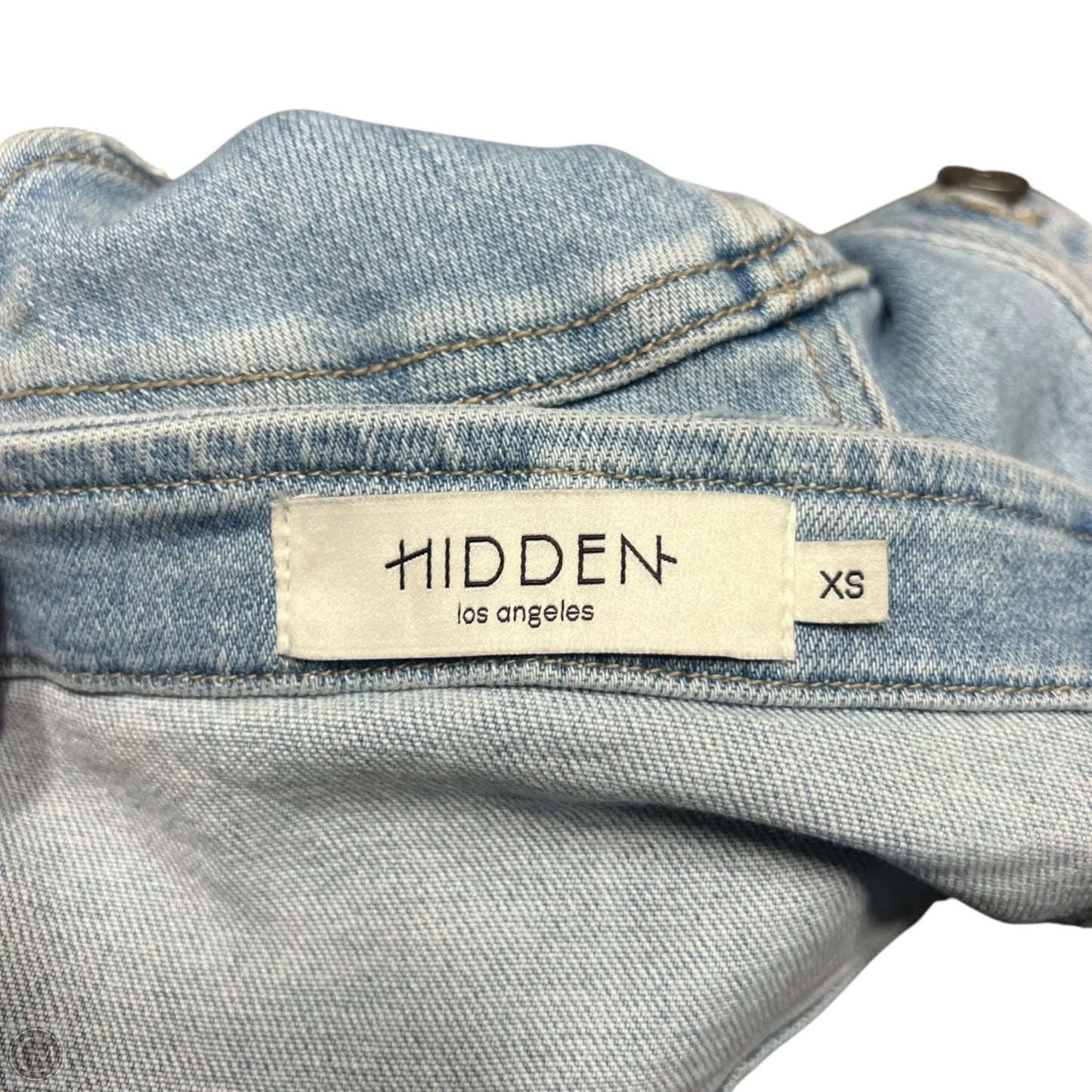 Top Sleeveless By Hidden In Blue Denim, Size: Xs