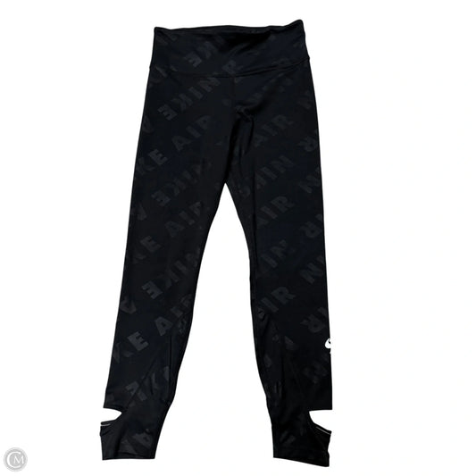 Athletic Leggings By Nike In Black, Size: M