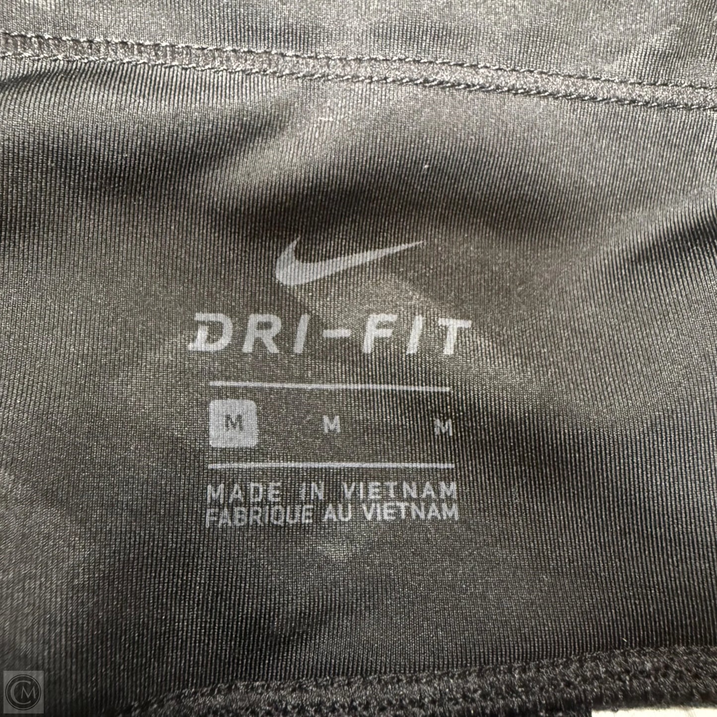 Athletic Leggings By Nike In Black, Size: M