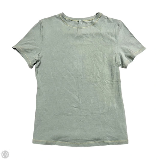 Top Short Sleeve Basic By Skims In Green, Size: M