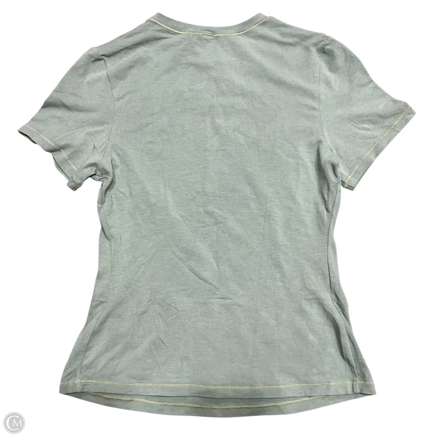 Top Short Sleeve Basic By Skims In Green, Size: M