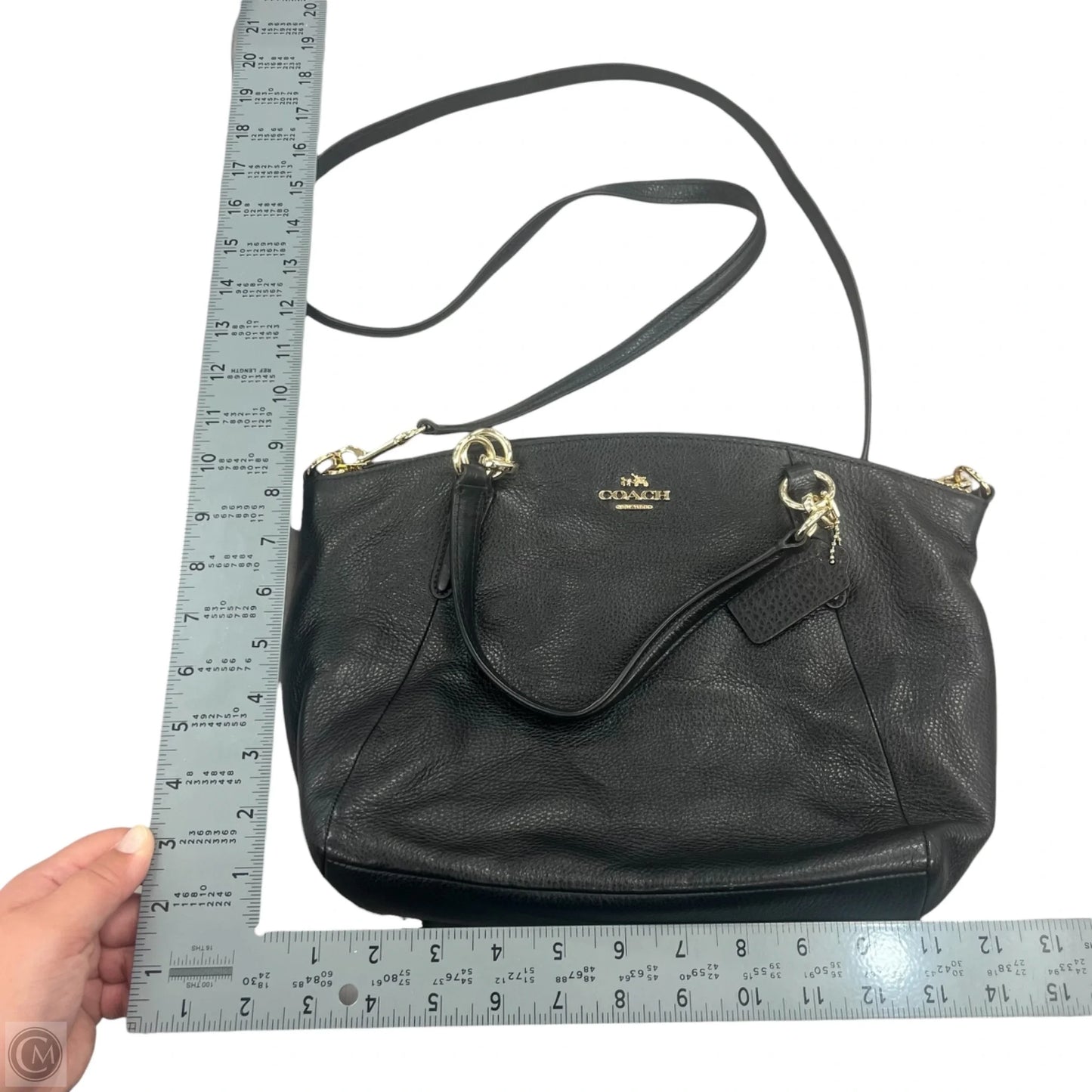 Crossbody Designer By Coach, Size: Medium