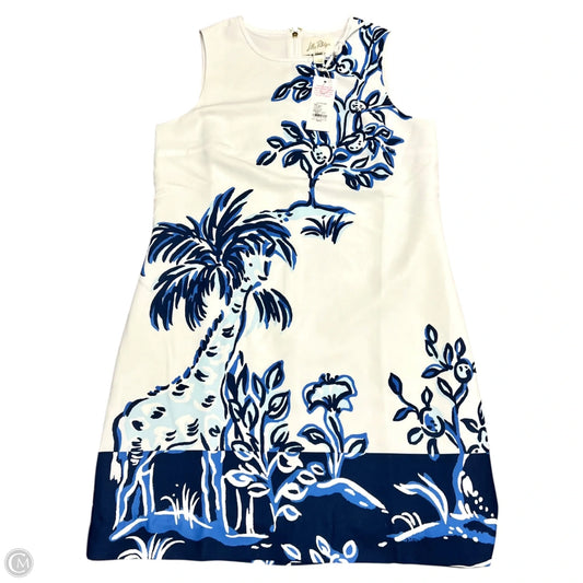 Dress Designer By Lilly Pulitzer In Blue & White, Size: S