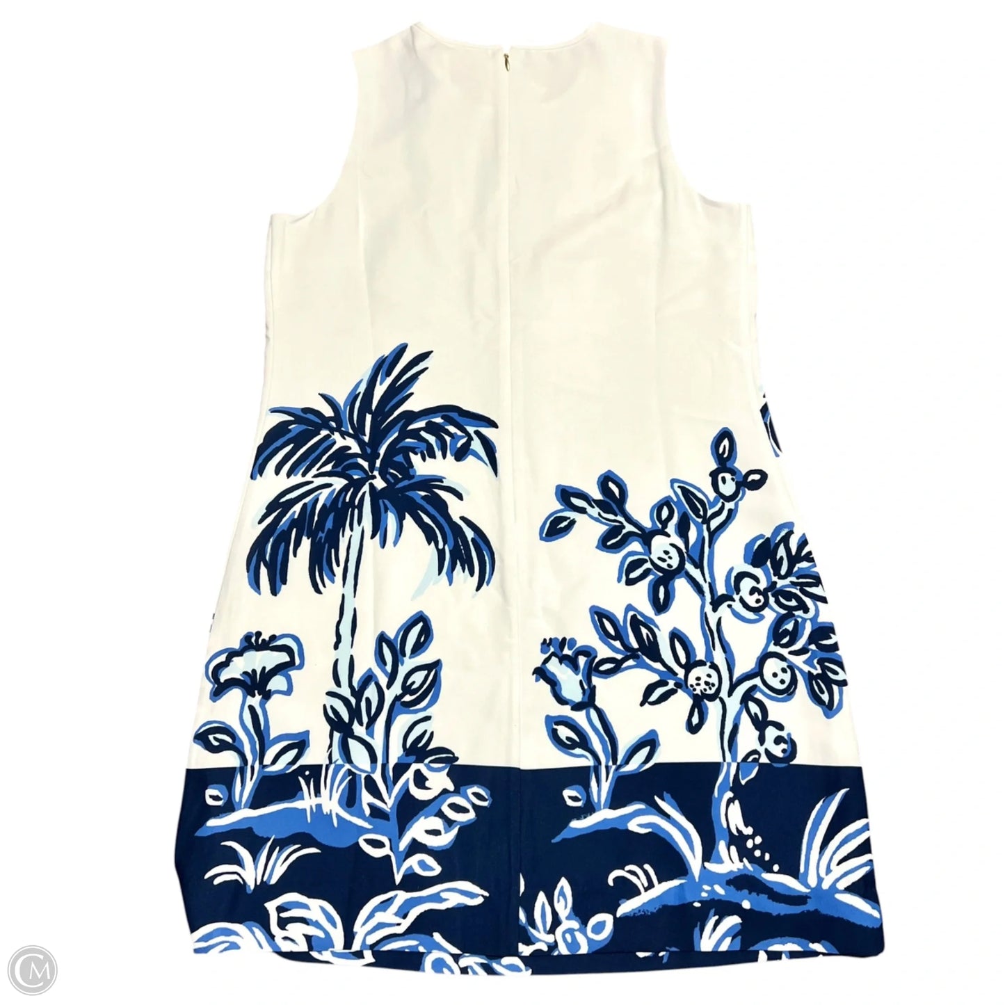 Dress Designer By Lilly Pulitzer In Blue & White, Size: S