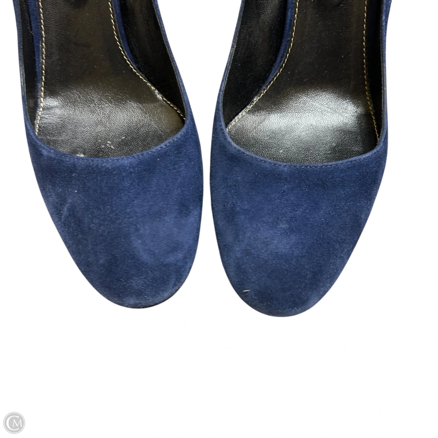 Shoes Designer By Sergio Rossi In Navy, Size: 8.5
