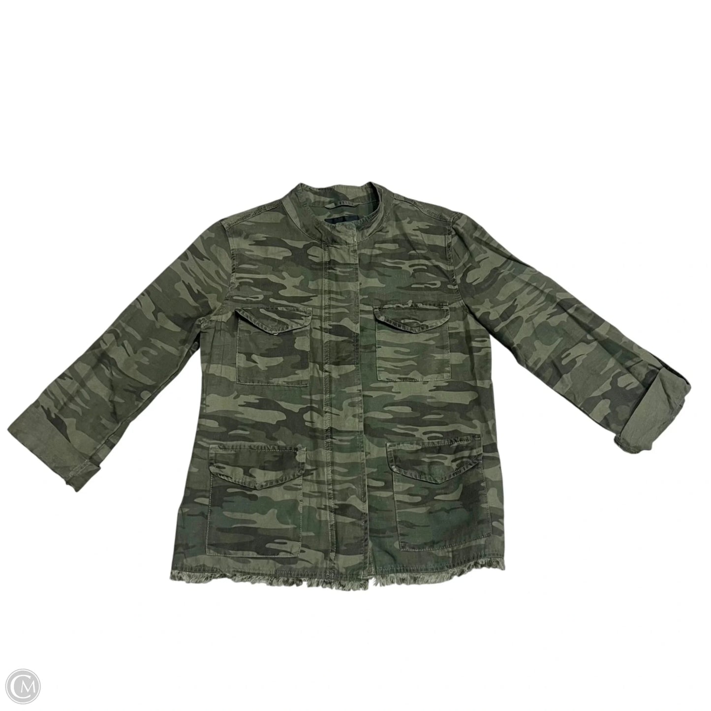 Jacket Denim By Sanctuary In Camouflage Print, Size: Xs